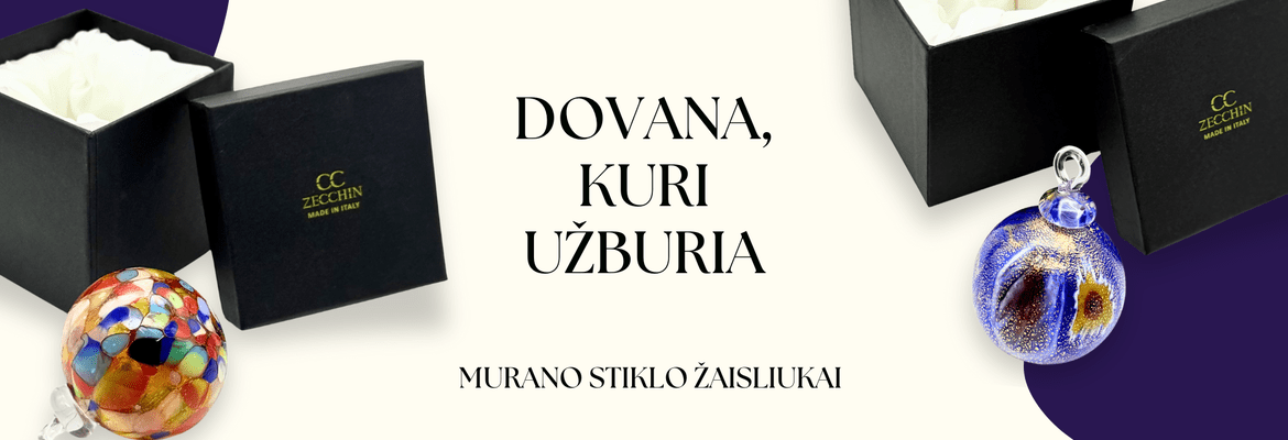 Murano stiklo žaisliukai