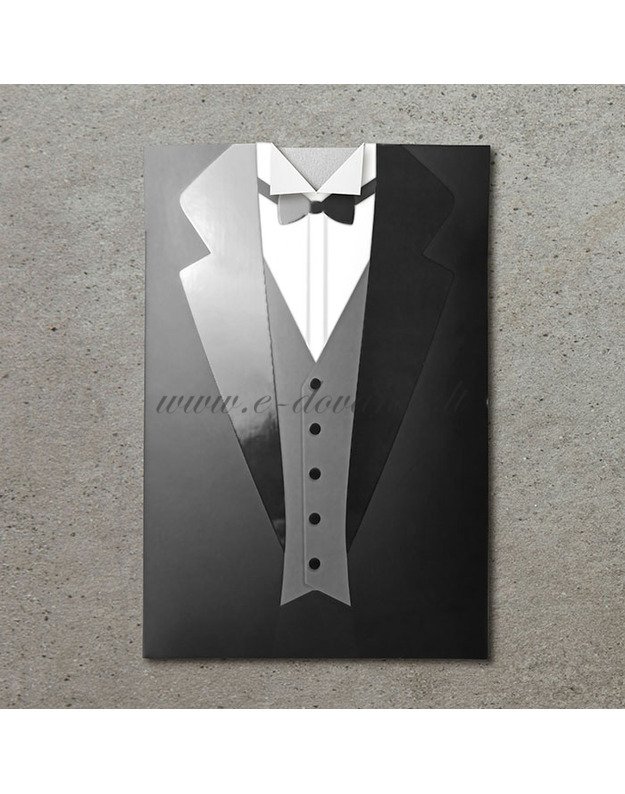 Kvietimas - atvirukas „Jaunoji ir jaunikis“  2