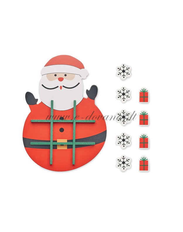 Medinis Tic Tac žaidimas „Ho Ho Toe” 1