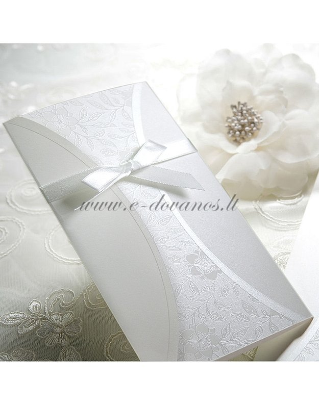 Kvietimas - atvirukas „Perlinis ornamentas“