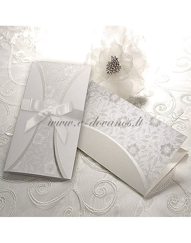 Kvietimas - atvirukas „Perlinis ornamentas“ 2