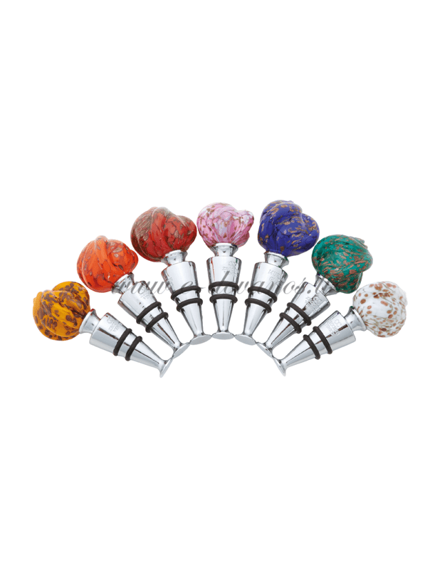 Murano stiklo vyno butelio kamštis