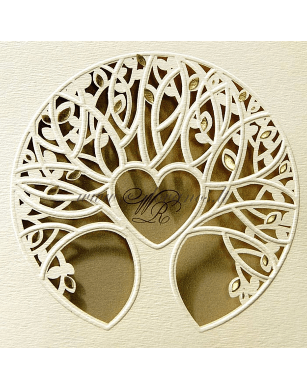 Kvietimas - atvirukas „Gyvybės medis“