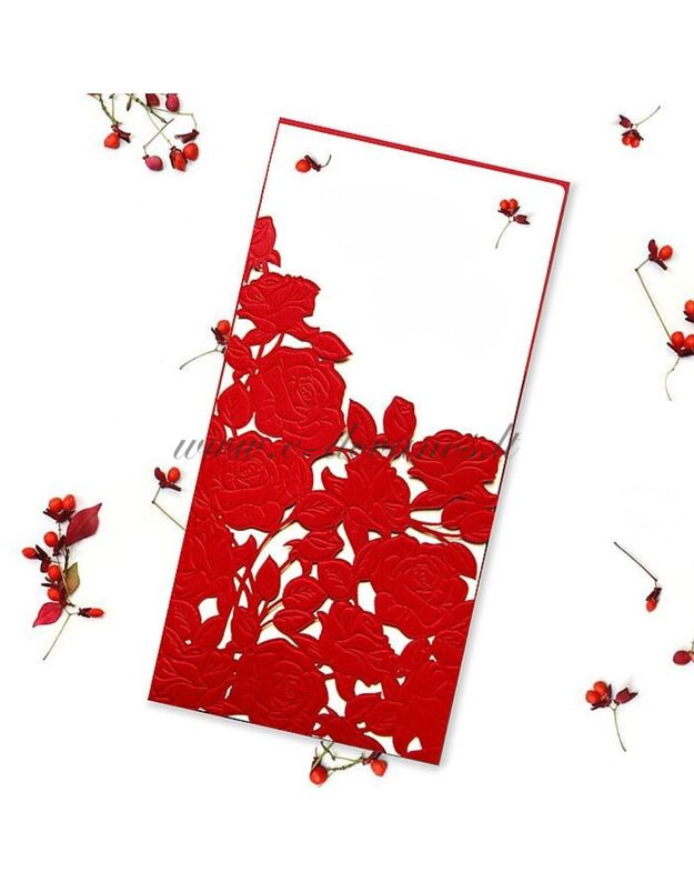 Kvietimas - atvirukas „Rožės“