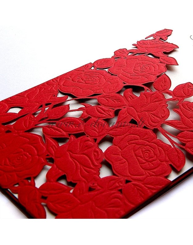 Kvietimas - atvirukas „Rožės“ 2