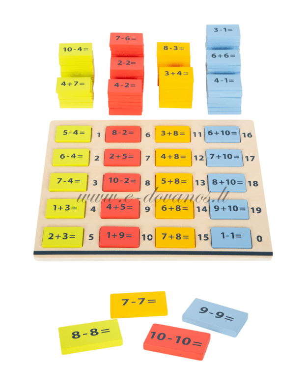 Edukacinė dėlionė - skaičiavimo žaidimas „Matematika“