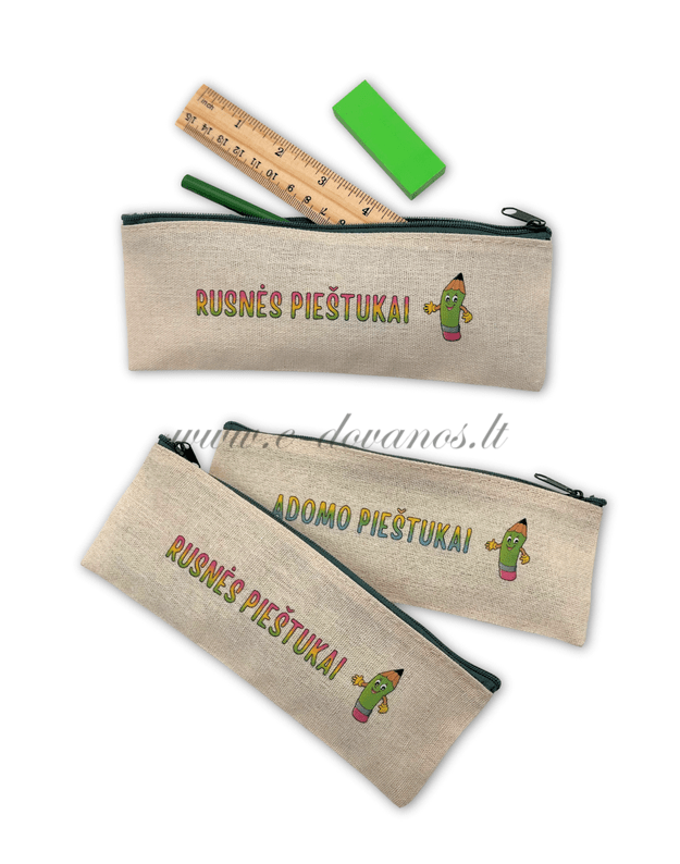 Vardinis penalas su piešimo priemonėmis 