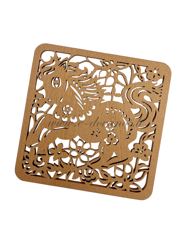 Medinis padėkliukas „Arkliukas“