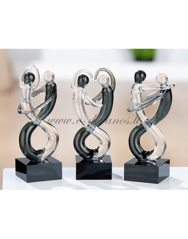 Stiklinė skulptūra „Meilės šokis“