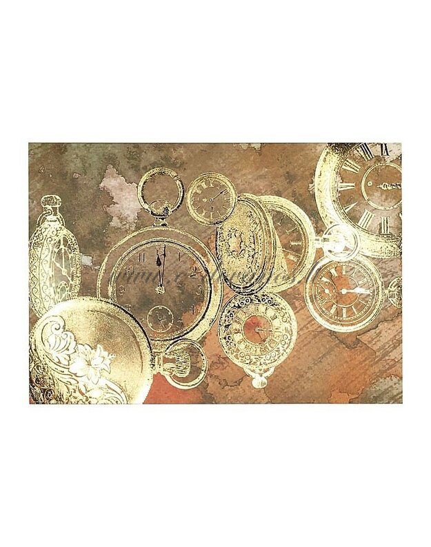 Kvietimas - atvirukas „Laikrodžiai“