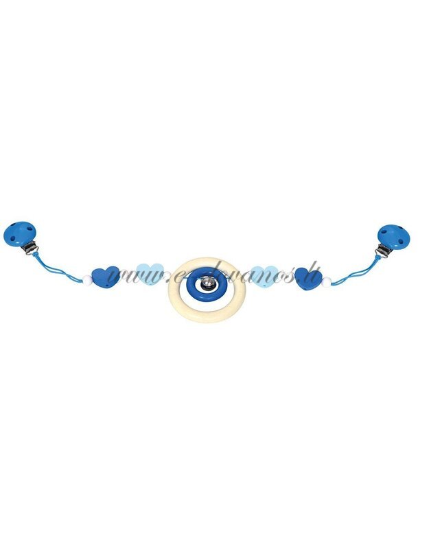 Kabinamas vežimėlio žaisliukas „Mėlynos širdelės“