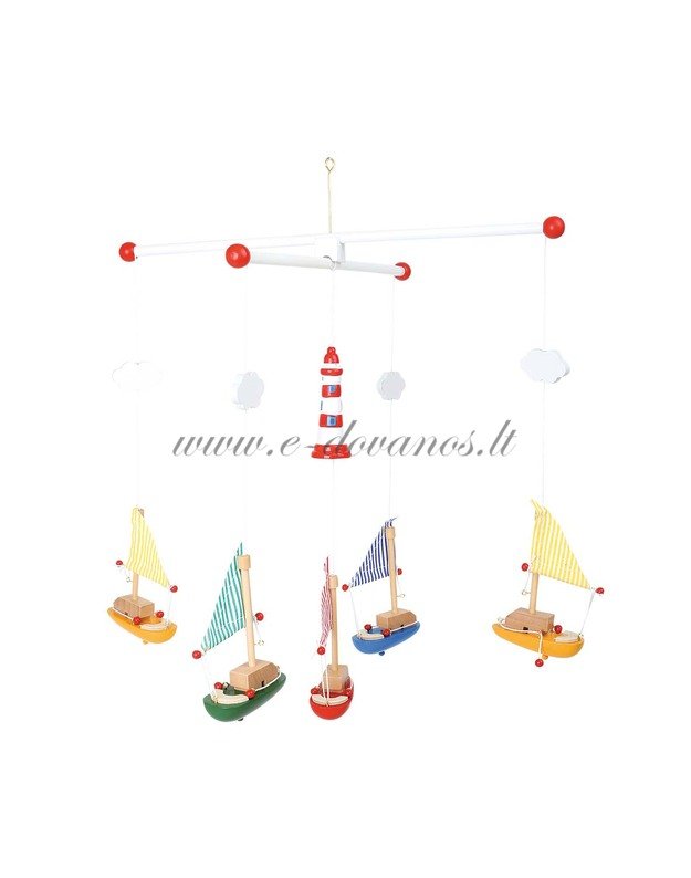 Pakabinama dekoracija - karuselė „Švyturys ir laivai“