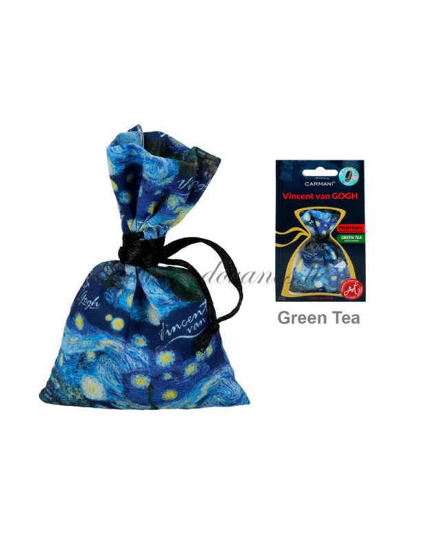 Kvapnus maišelis spintai/automobiliui „Žvaigždėta naktis“ (Žalioji arbata)