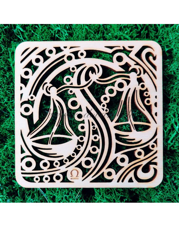 Medinis padėkliukas „Zodiako ženklas“
