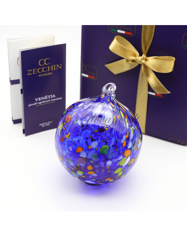 Murano stiklo kalėdinis žaisliukas (ø 8cm) 