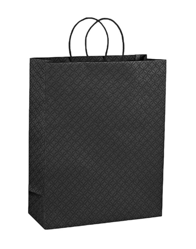 Juodas dovanų maišelis (2 dydžių)