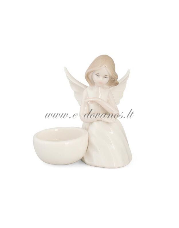 Porcelianinis angeliukas - žvakidė